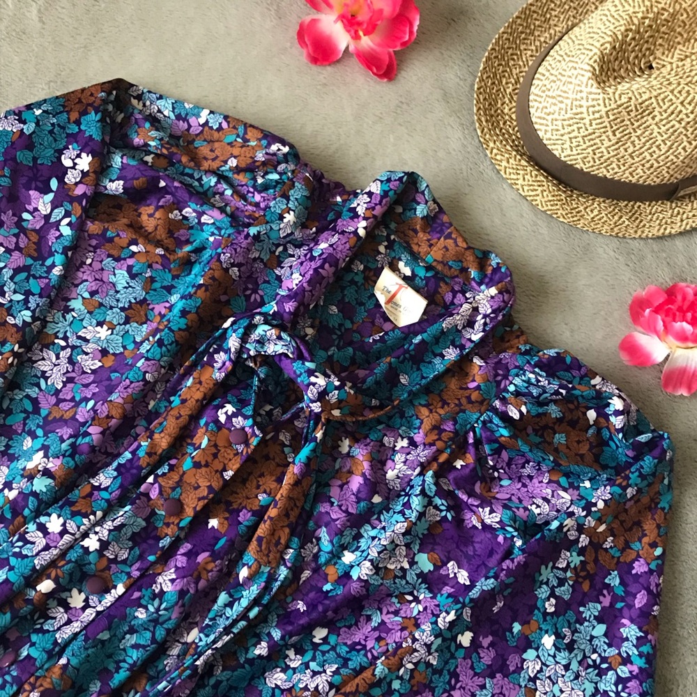 Vintage The Jones Girl Floral Print